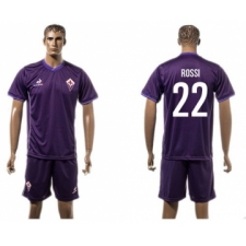 Florence #22 Rossi Home Soccer Club Jersey
