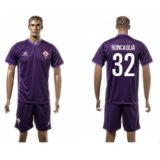 Florence #32 Roncaglia Home Soccer Club Jersey