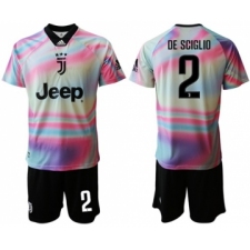 Juventus #2 De Sciglio Anniversary Soccer Club Jersey