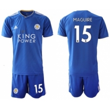 Leicester City #15 Maguire Home Soccer Club Jersey