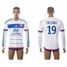 Lyon #19 Yattara Home Long Sleeves Soccer Club Jersey