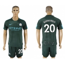Manchester City #20 Bernardo Sec Away Soccer Club Jersey