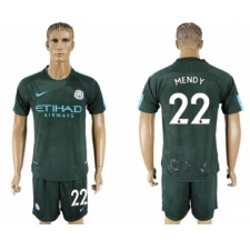 Manchester City #22 Mendy Sec Away Soccer Club Jersey