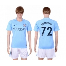 Manchester City #72 Iheanacho Home Soccer Club Jersey