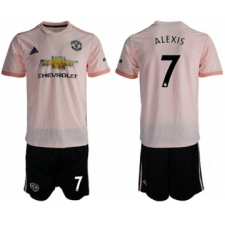 Manchester United #7 Alexis Away Soccer Club Jersey