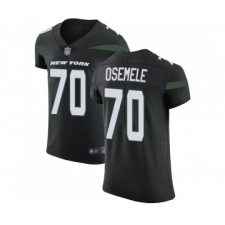 Men's New York Jets #70 Kelechi Osemele Black Alternate Vapor Untouchable Elite Player Football Jersey