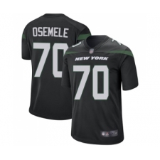 Men's New York Jets #70 Kelechi Osemele Game Black Alternate Football Jersey