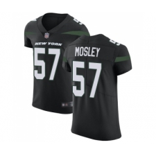Men's New York Jets #57 C.J. Mosley Black Alternate Vapor Untouchable Elite Player Football Jersey