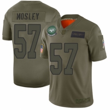 Men's New York Jets #57 C.J. Mosley Limited Camo 2019 Salute to Service Football Jersey