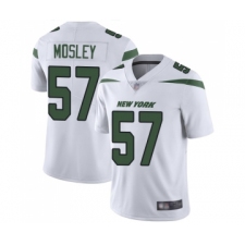 Men's New York Jets #57 C.J. Mosley White Vapor Untouchable Limited Player Football Jersey
