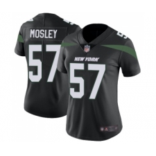 Women's New York Jets #57 C.J. Mosley Black Alternate Vapor Untouchable Limited Player Football Jersey