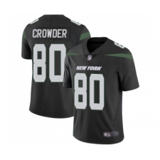 Men's New York Jets #80 Jamison Crowder Black Alternate Vapor Untouchable Limited Player Football Jersey