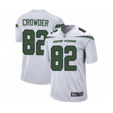 Men's New York Jets #82 Jamison Crowder Game White Football Jersey