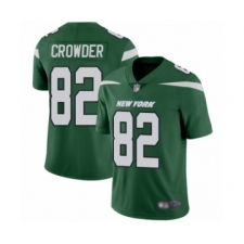 Men's New York Jets #82 Jamison Crowder Green Team Color Vapor Untouchable Limited Player Football Jersey