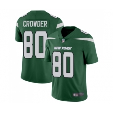 Youth New York Jets #80 Jamison Crowder Green Team Color Vapor Untouchable Limited Player Football Jersey