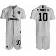 Paris Saint-Germain #10 Neymar Jr Away Jordan Soccer Club Jersey