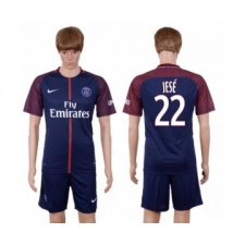 Paris Saint-Germain #22 Jese Home Soccer Club Jersey