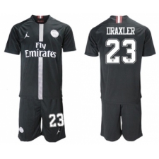 Paris Saint-Germain #23 Draxler Home Jordan Soccer Club Jersey