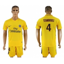 Paris Saint-Germain #4 Stambouli Away Soccer Club Jersey