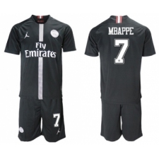 Paris Saint-Germain #7 Mbappe Home Jordan Soccer Club Jersey