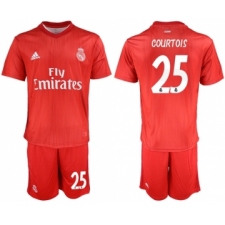 Real Madrid #25 Courtois Third Soccer Club Jersey