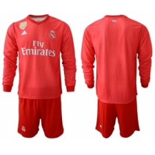 Real Madrid Blank Third Long Sleeves Soccer Club Jersey