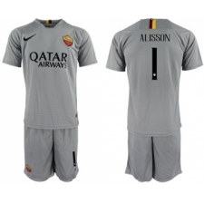 Roma #1 Alisson Away Soccer Club Jersey