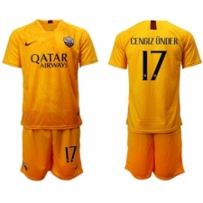 Roma #17 Cengiz Under Third Soccer Club Jersey
