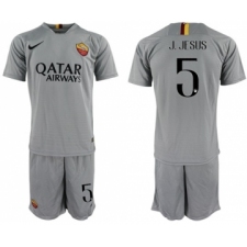 Roma #5 J.Jesus Away Soccer Club Jersey