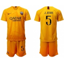 Roma #5 J.Jesus Third Soccer Club Jersey