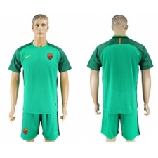 Roma Blank Green Goalkeeper Soccer Club Jersey