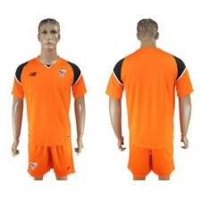 Sevilla Blank Orange Goalkeeper Soccer Club Jersey