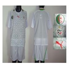 Algeria Blank White Home 2012 2013 Soccer Country Jersey