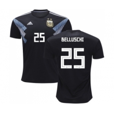 Argentina #25 Belluschi Away Soccer Country Jersey