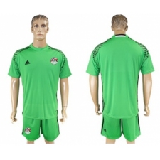 Egypt Blank Green Goalkeeper Soccer Country Jersey