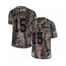 Youth New York Giants #15 Golden Tate III Limited Camo Rush Realtree Football Jersey