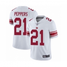 Youth New York Giants #21 Jabrill Peppers White Vapor Untouchable Limited Player Football Jersey