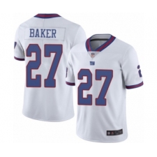 Men's New York Giants #27 Deandre Baker Elite White Rush Vapor Untouchable Football Jersey