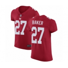 Men's New York Giants #27 Deandre Baker Red Alternate Vapor Untouchable Elite Player Football Jersey