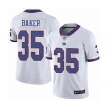 Men's New York Giants #35 Deandre Baker Limited White Rush Vapor Untouchable Football Jersey
