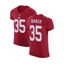 Men's New York Giants #35 Deandre Baker Red Alternate Vapor Untouchable Elite Player Football Jersey