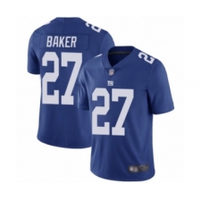 Youth New York Giants #27 Deandre Baker Royal Blue Team Color Vapor Untouchable Limited Player Football Jersey