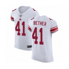 Men's New York Giants #41 Antoine Bethea White Vapor Untouchable Elite Player Football Jersey
