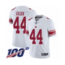 Men's New York Giants #44 Markus Golden White Vapor Untouchable Limited Player 100th Season Football Jersey