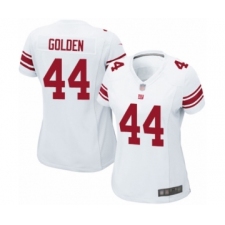 Women's New York Giants #44 Markus Golden Game White Football Jersey