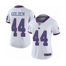 Women's New York Giants #44 Markus Golden Limited White Rush Vapor Untouchable Football Jersey
