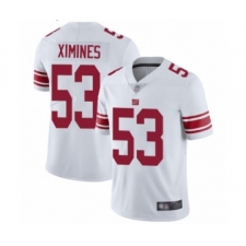 Youth New York Giants #53 Oshane Ximines White Vapor Untouchable Limited Player Football Jersey