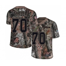 Men's New York Giants #70 Kevin Zeitler Limited Camo Rush Realtree Football Jersey