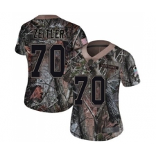 Women's New York Giants #70 Kevin Zeitler Limited Camo Rush Realtree Football Jersey