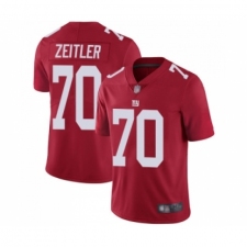 Youth New York Giants #70 Kevin Zeitler Red Alternate Vapor Untouchable Limited Player Football Jersey